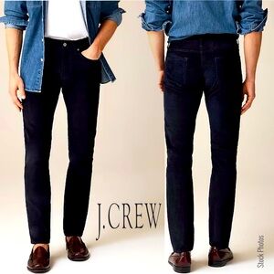 J.Crew 484 Slim Corduroy Tapered Leg Authentic Navy G7128 (W35 L32)